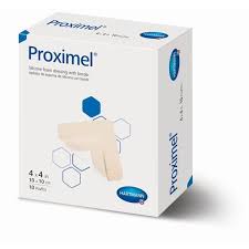 Proximel Basic Foam Wound Dressing 6x6" Adhesive, Sterile, 5/bx