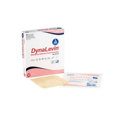 DynaLevin - Waterproof Adhesive Bordered Foam, 4" x 4", 10/Box