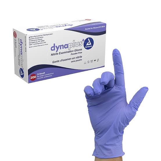 DynaPlus Nitrile Exam Gloves, 200/Box