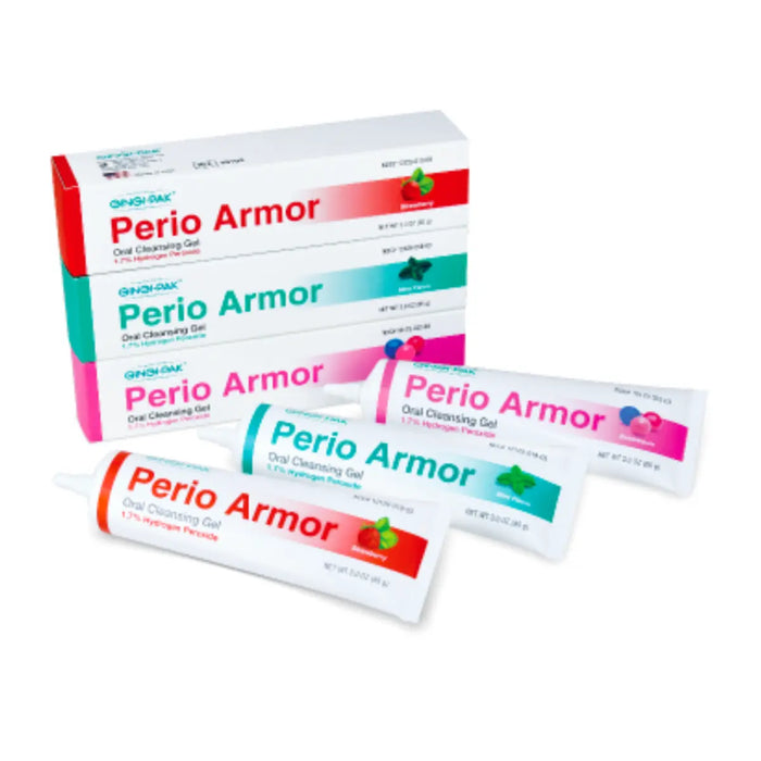 Perio Armor 1.7% HP Oral Cleansing Gel, 3oz Tube, 6/Case