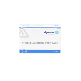 Alcohol Prep Pads - Sterile, Large 100/Box