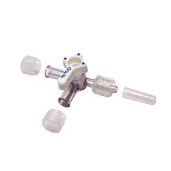 Stopcock 4 way w/ swivel male luer lock 50/bx