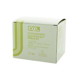 Needles 19g x 1 in 100/bx Exel