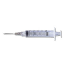 Syringe 5-6cc 22g 1" 100/bx 26210