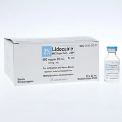 Lidocaine HCl Injection MDV 2% 20mL (AuroMedics)