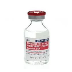 Lidocaine w/ Epinephrine 2% 20ml MDV